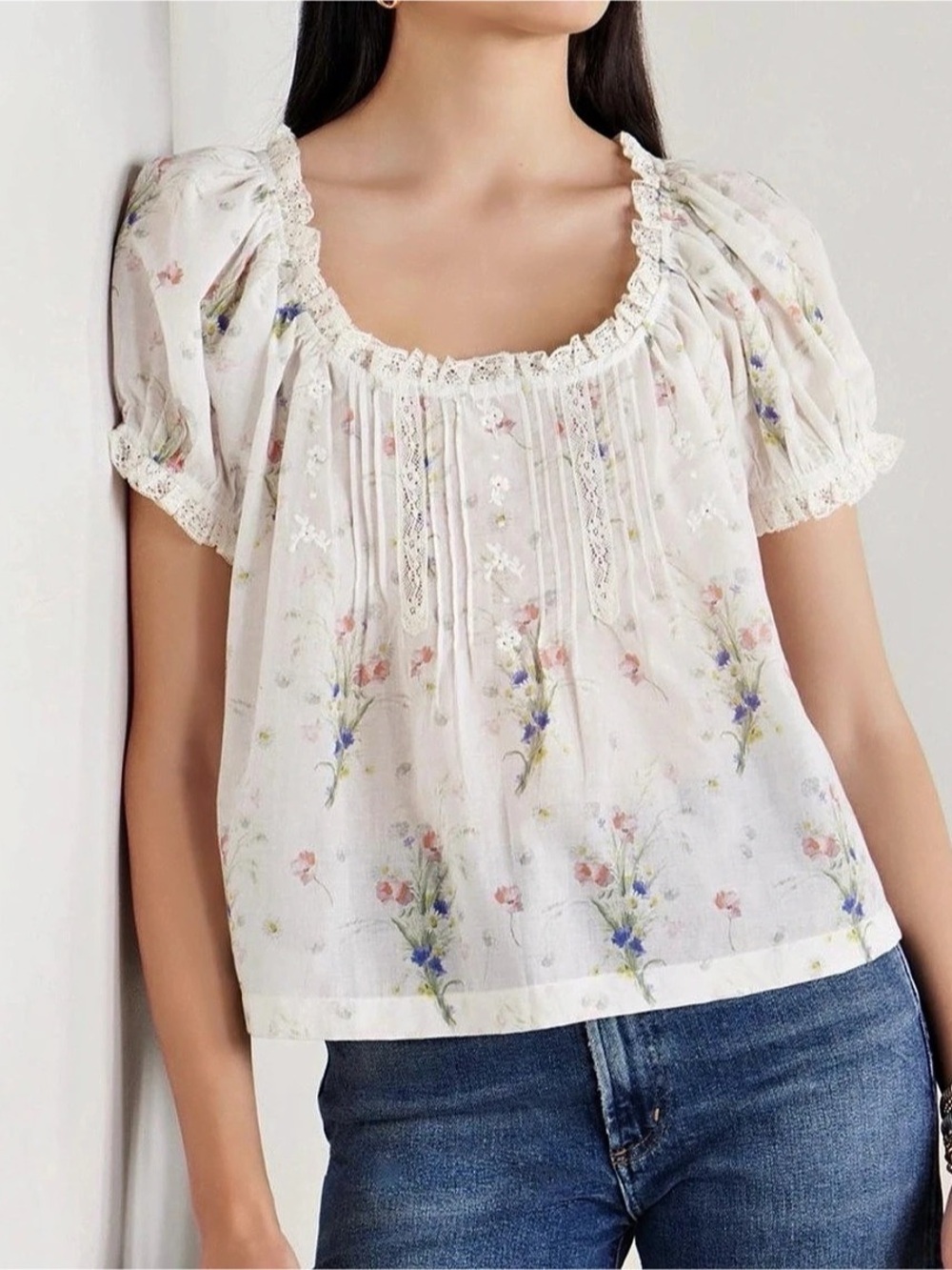 Doen Frederica Top Painted Bouquet